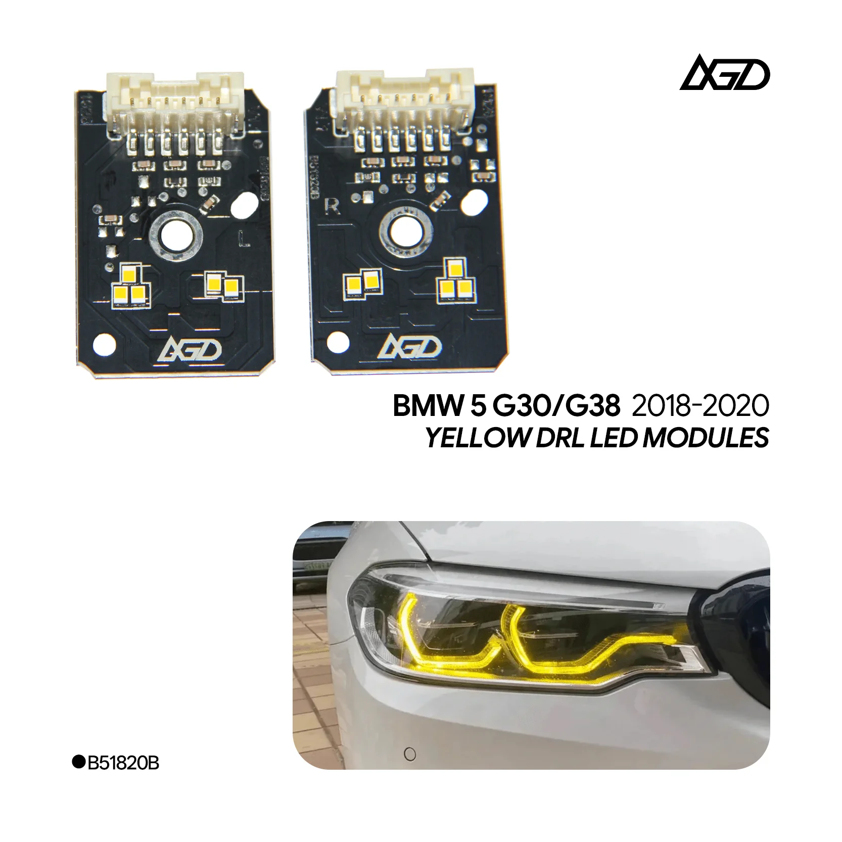 Желтая светодиодная плата DRL для BMW 2017-2020 5 футов G31 G30 G38 F90 6 дюймов GT с подходит для адаптивных фар
Желтая светодиодная плата DRL для BMW 2017-2020 5 футов G31 G30 G38 F90 6 дюймов GT с подходит для адаптивных фар