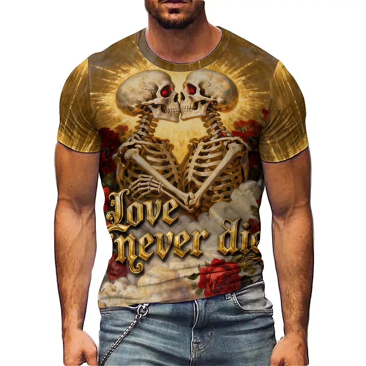 Designer's New Men's Minimalist Design 3D Printed Short-Sleeve T-Shirt - Printed Tee, Full-Body Print
Designer's New Men's Minimalist Design 3D Printed Short-Sleeve T-Shirt - Printed Tee, Full-Body Print