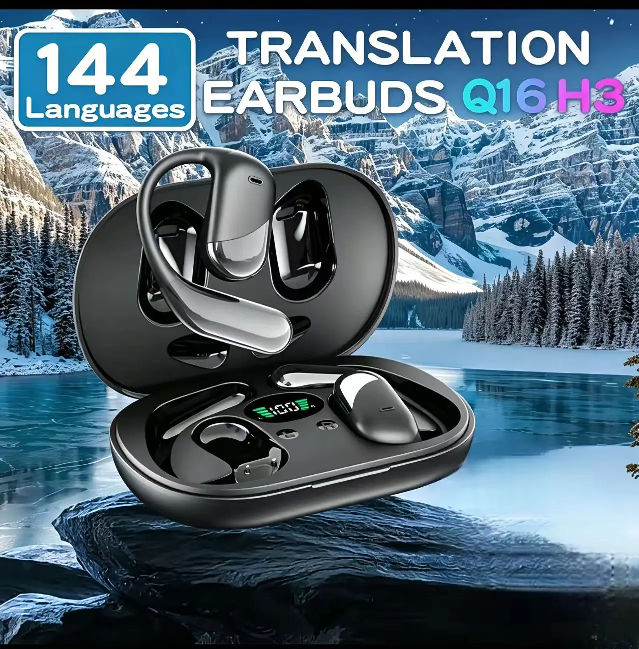 Ai Earphone Translator 144 Lanuge Wireless Earphones Translator Smart Ai Voice Earbuds Translation V5.4 Earphone OWS Earbuds
Ai Earphone Translator 144 Lanuge Wireless Earphones Translator Smart Ai Voice Earbuds Translation V5.4 Earphone OWS Earbuds