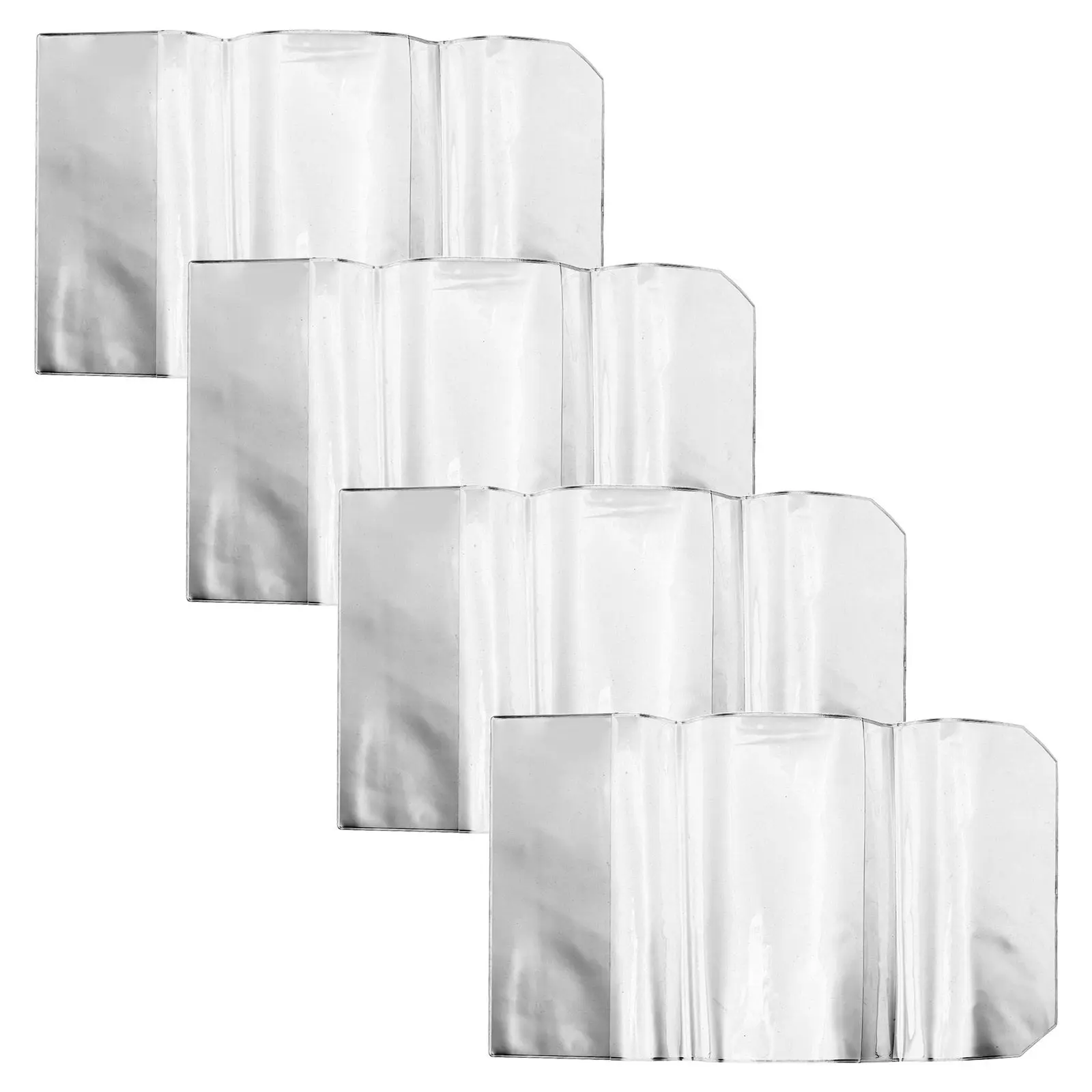 4Pcs Clear Hand Account Protective Covers PVC Waterproof Plastic Book Cover Sleeves for Notebooks Planners Scrapbooks School
4Pcs Clear Hand Account Protective Covers PVC Waterproof Plastic Book Cover Sleeves for Notebooks Planners Scrapbooks School