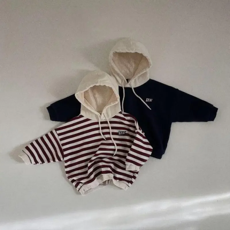 2024 Autumn New Children Long Sleeve Hooded Sweatshirt Baby Striped Hoodie Boys Girls Letter Print Sweatshirt Kids Clothes
2024 Autumn New Children Long Sleeve Hooded Sweatshirt Baby Striped Hoodie Boys Girls Letter Print Sweatshirt Kids Clothes