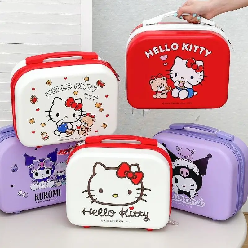 Sanrio Kuromi Kawaii Travel Suitcase Cosmetics Storage Large Capacity Student Girls Outing New Portable Waterproof Makeup Bag
Sanrio Kuromi Kawaii Travel Suitcase Cosmetics Storage Large Capacity Student Girls Outing New Portable Waterproof Makeup Bag