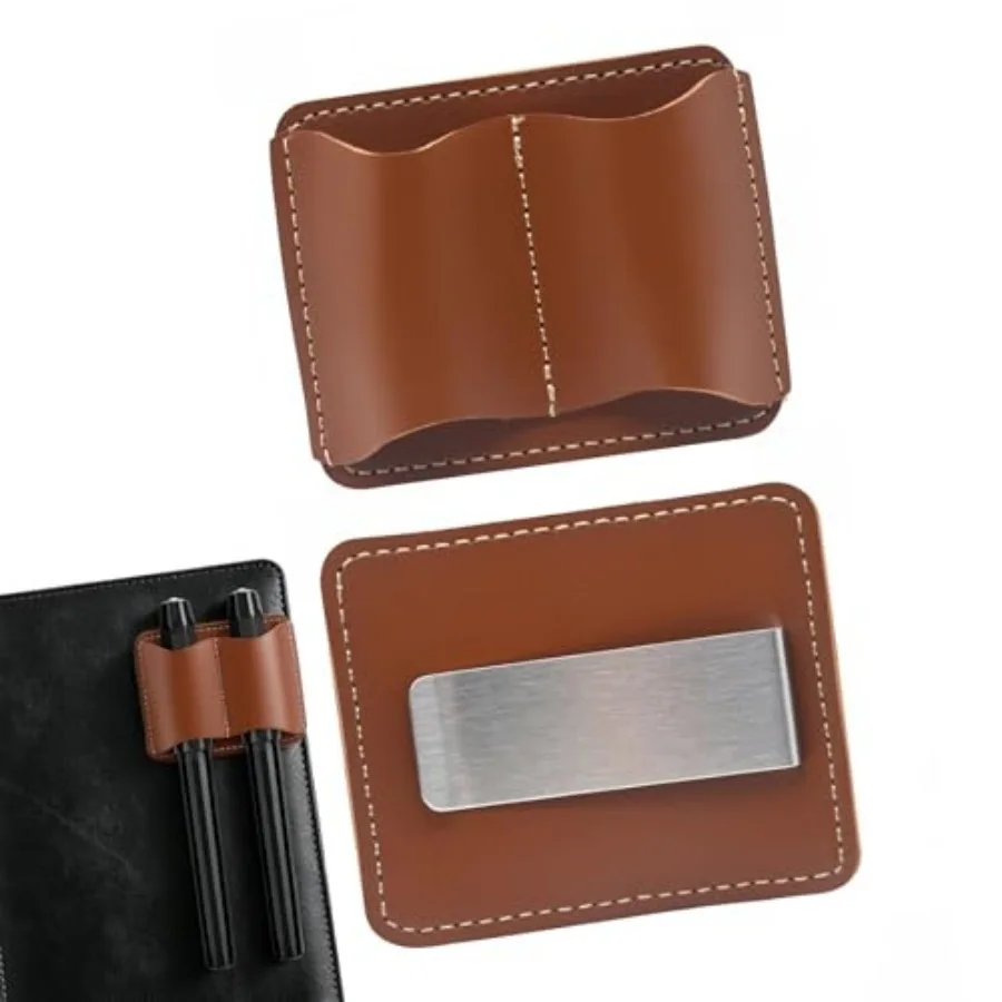 Pen Holder Compatible with Moleskine-Brown, Handmade Leather Secure Pen Clip Compatible with Moleskine for Notebooks Journals P
Pen Holder Compatible with Moleskine-Brown, Handmade Leather Secure Pen Clip Compatible with Moleskine for Notebooks Journals P