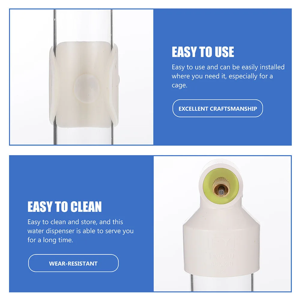 Parrot Water Feeder Hanging Bottle For Bird Cage Easy Install Drinking Accessory Small Birds Water Dispenser Pet Supply
Parrot Water Feeder Hanging Bottle For Bird Cage Easy Install Drinking Accessory Small Birds Water Dispenser Pet Supply