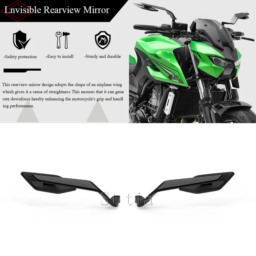 Z650S 2026 New Motorcycle Accessories Adjustable Side Wing Rear View Mirror Fit For Kawasaki Z650RS Z650 RS Z650 S 2022-2025
Z650S 2026 New Motorcycle Accessories Adjustable Side Wing Rear View Mirror Fit For Kawasaki Z650RS Z650 RS Z650 S 2022-2025