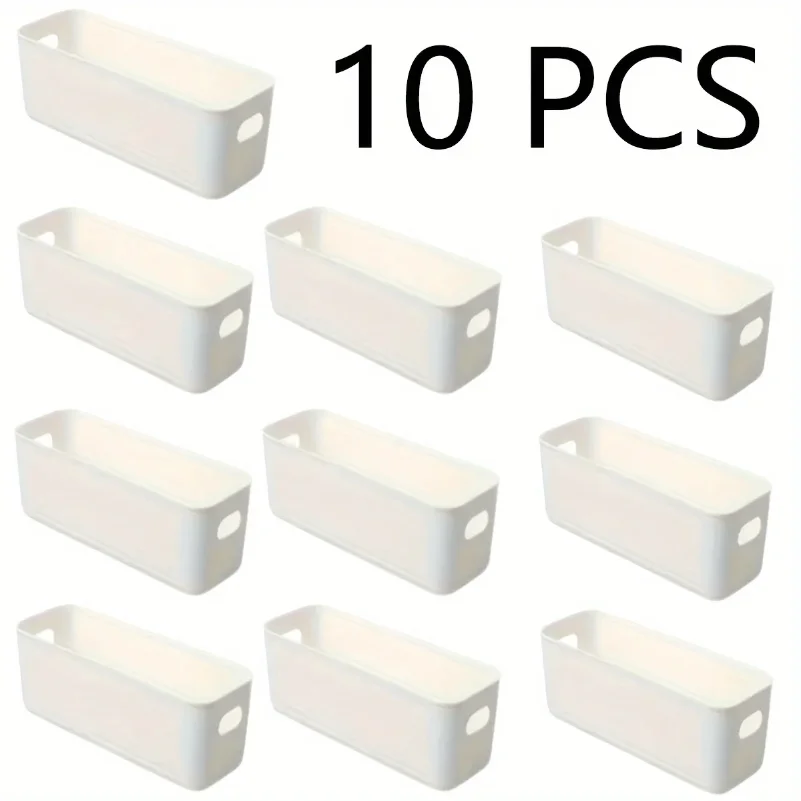 10pcs multifunctional storage box durable large-capacity desktop storage box underwear storage suitable for sundries storage
10pcs multifunctional storage box durable large-capacity desktop storage box underwear storage suitable for sundries storage