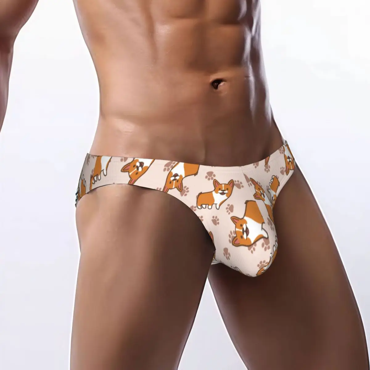 Men Bikini Briefs Cartoon Corgis Dogs Male Underwear Breathable Underpants
Men Bikini Briefs Cartoon Corgis Dogs Male Underwear Breathable Underpants