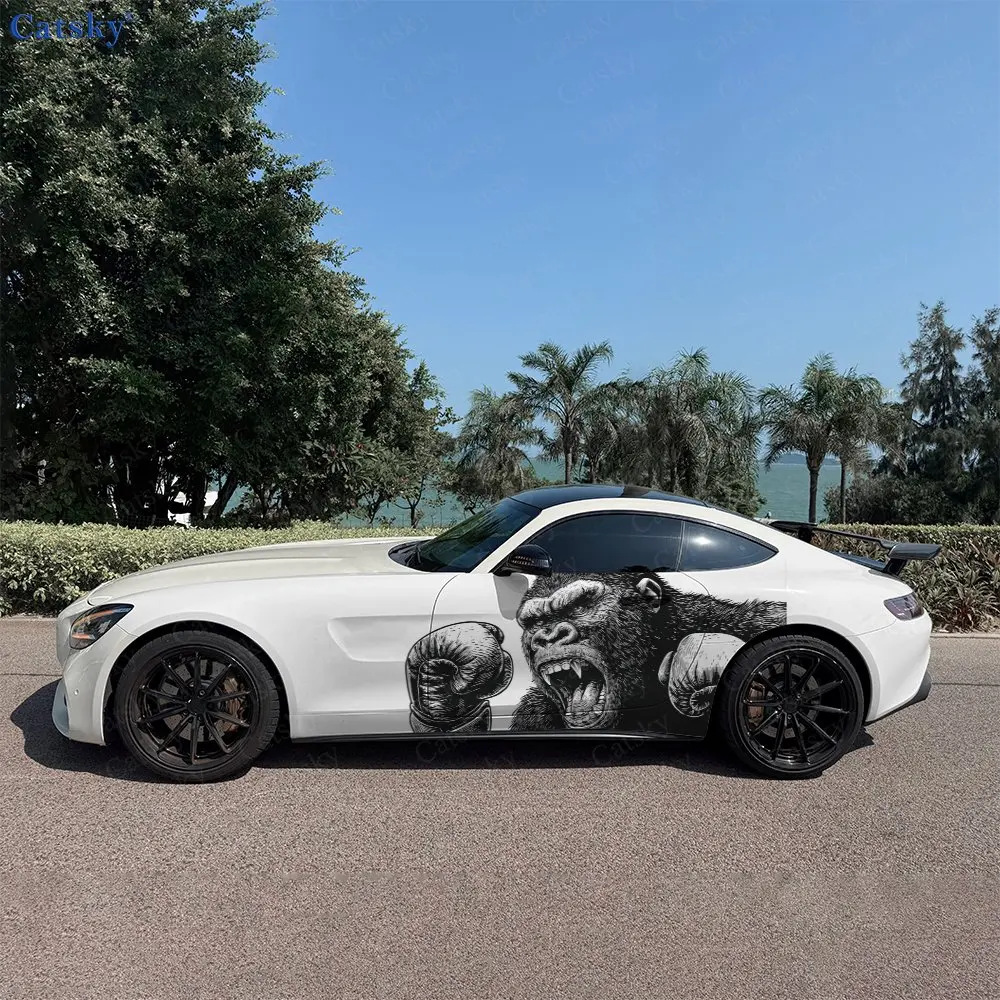 2pcs Chimpanzee Boxer Car Decal Full Body Floral Decoration Covering Scratches Protect Car Decal Waterproof Car Vinyl Wraps
2pcs Chimpanzee Boxer Car Decal Full Body Floral Decoration Covering Scratches Protect Car Decal Waterproof Car Vinyl Wraps