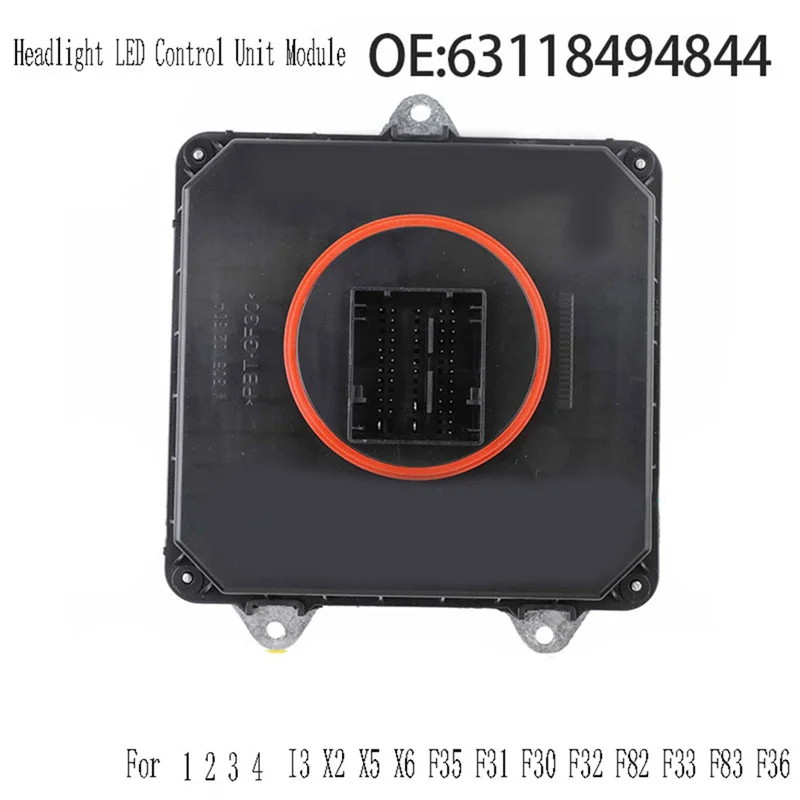 63118494844 Car Headlight LED Control Unit Module For BMW 1 2 3 4 Series I3 X2 X5 X6 F35 F31 F30 F32 F82 F33 F83 F36-A28K
63118494844 Car Headlight LED Control Unit Module For BMW 1 2 3 4 Series I3 X2 X5 X6 F35 F31 F30 F32 F82 F33 F83 F36-A28K
