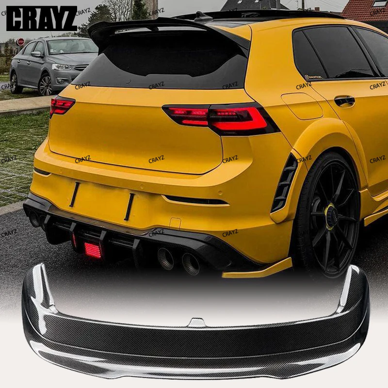 Для Volkswagen GOLF 8 MK8 GTI 2020 2021 2022 2023, хвостовое крыло, задний спойлер багажника, автомобильный V-стайлинг, комплект кузова, аксессуары из углеродного волокна
Для Volkswagen GOLF 8 MK8 GTI 2020 2021 2022 2023, хвостовое крыло, задний спойлер багажника, автомобильный V-стайлинг, комплект кузова, аксессуары из углеродного волокна