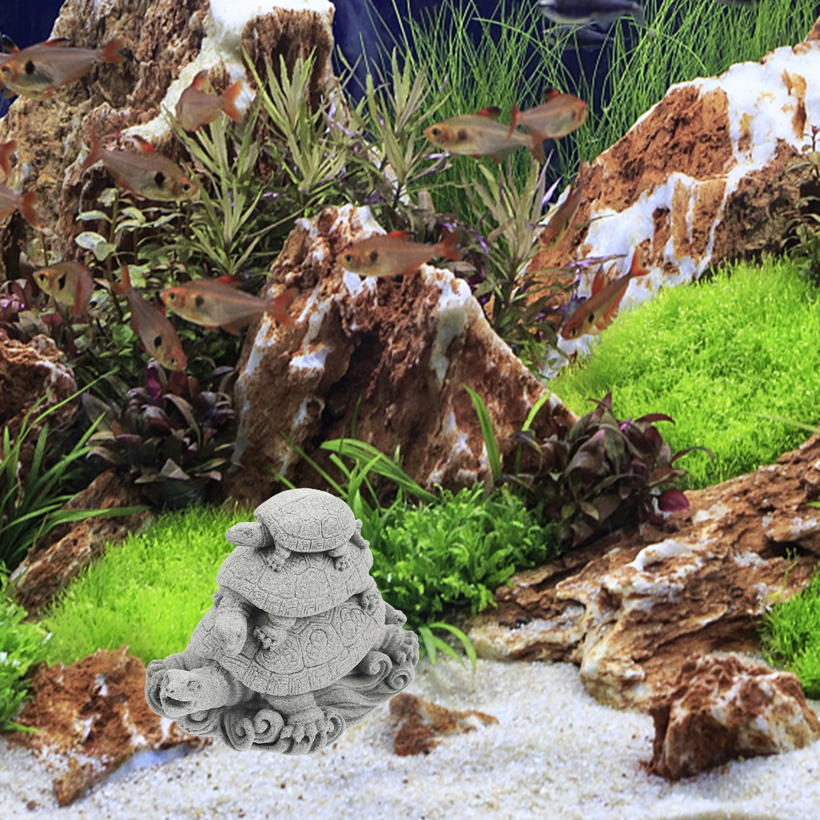 Miniature Turtle Figurines Fish Tank Decorations Realistic Prime Material Cartoon Style Terrarium Adornment Garden Accessories 
Miniature Turtle Figurines Fish Tank Decorations Realistic Prime Material Cartoon Style Terrarium Adornment Garden Accessories