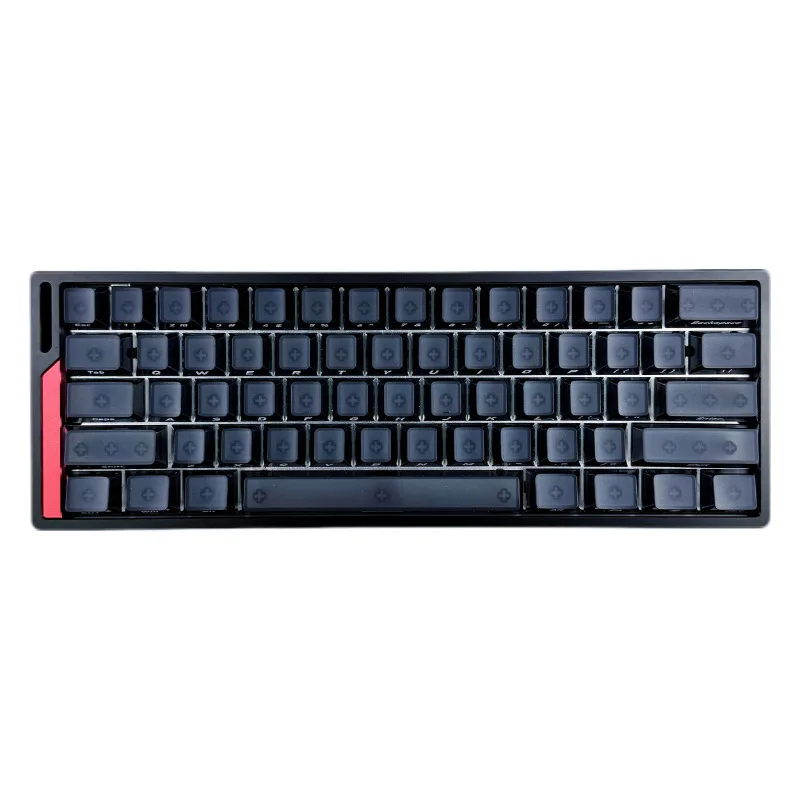 Top surface fog transparent black PC transparent keycap supports wooting EZ63MADE68 Hero68ND63 magnetic axis key
Top surface fog transparent black PC transparent keycap supports wooting EZ63MADE68 Hero68ND63 magnetic axis key