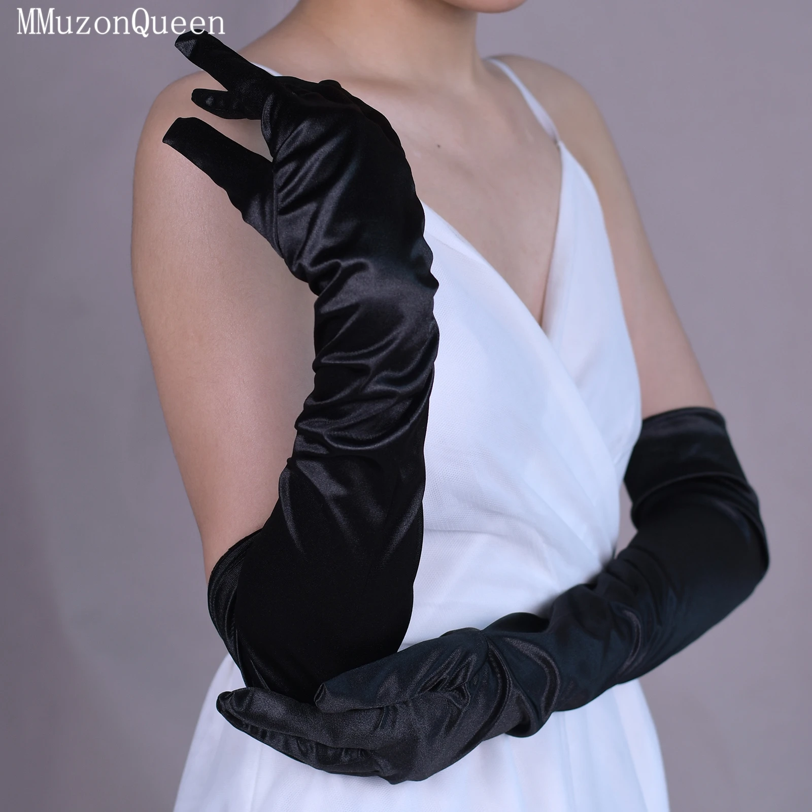 Черные свадебные перчатки TOPQUEEN длиной до локтя, простые женские перчатки, свадебные аксессуары, аксессуары для выступлений на сцене Vm22-B
Черные свадебные перчатки TOPQUEEN длиной до локтя, простые женские перчатки, свадебные аксессуары, аксессуары для выступлений на сцене Vm22-B