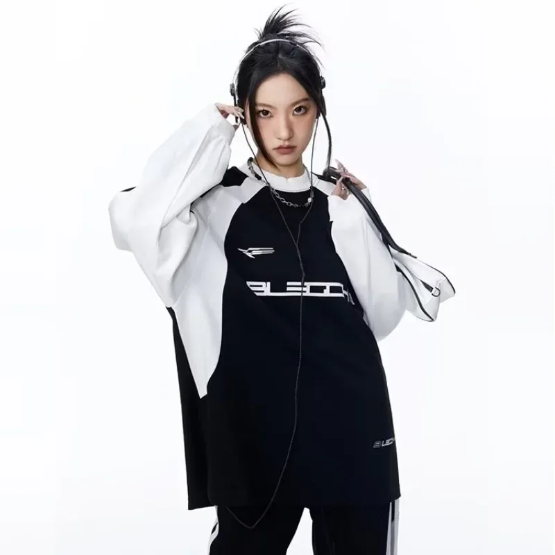 Korean Style Sweatshirts Women Round Neck Pullover Cyber Y2k Long Sleeve Harajuku Streetwear Hoodie Vintage Oversize Top
Korean Style Sweatshirts Women Round Neck Pullover Cyber Y2k Long Sleeve Harajuku Streetwear Hoodie Vintage Oversize Top