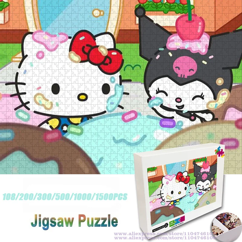 Sanrio Hello Kitty and Kuromi Puzzle Jigsaw 108/200/300/500/1000/1500Pcs Intelligence Puzzles for Kids Unisex Unique Gift
Sanrio Hello Kitty and Kuromi Puzzle Jigsaw 108/200/300/500/1000/1500Pcs Intelligence Puzzles for Kids Unisex Unique Gift