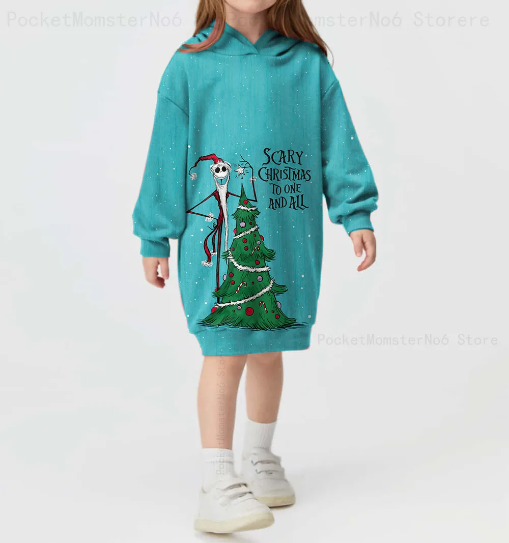 Street Versatile Girls Long Sleeve Hoodie Dress Disney Mickey Christmas Print Autumn and Winter Casual Fashion Top
Street Versatile Girls Long Sleeve Hoodie Dress Disney Mickey Christmas Print Autumn and Winter Casual Fashion Top