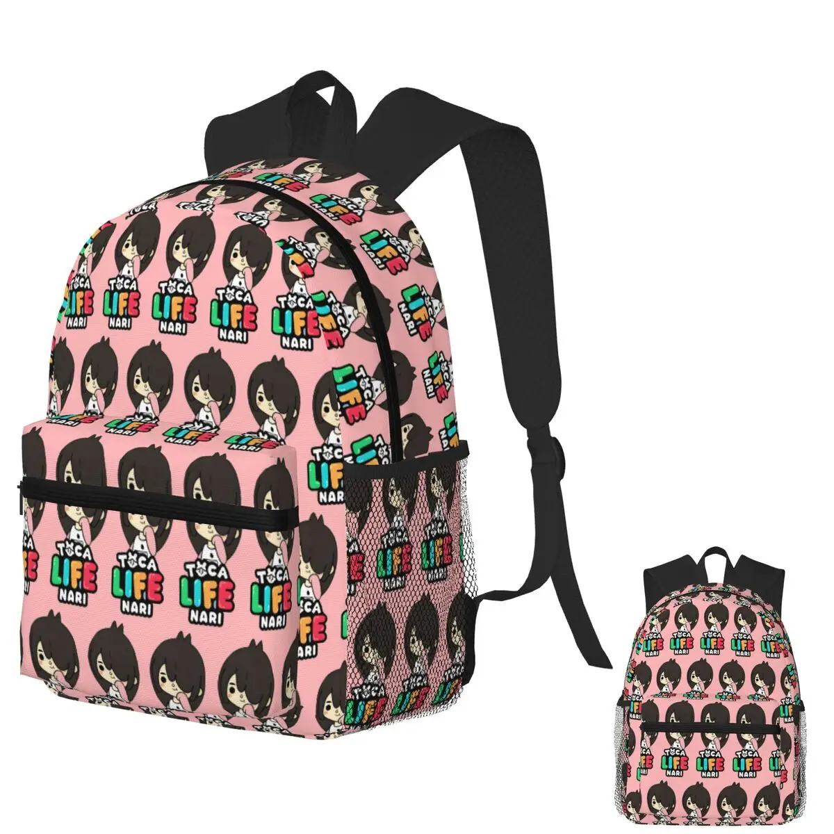 Toca World Nari & Toca Boca Cute Student Backpack School Bag Hiking Travel Daypack for Boys Girls Fashion Bookbag Shoulder Bags
Toca World Nari & Toca Boca Cute Student Backpack School Bag Hiking Travel Daypack for Boys Girls Fashion Bookbag Shoulder Bags