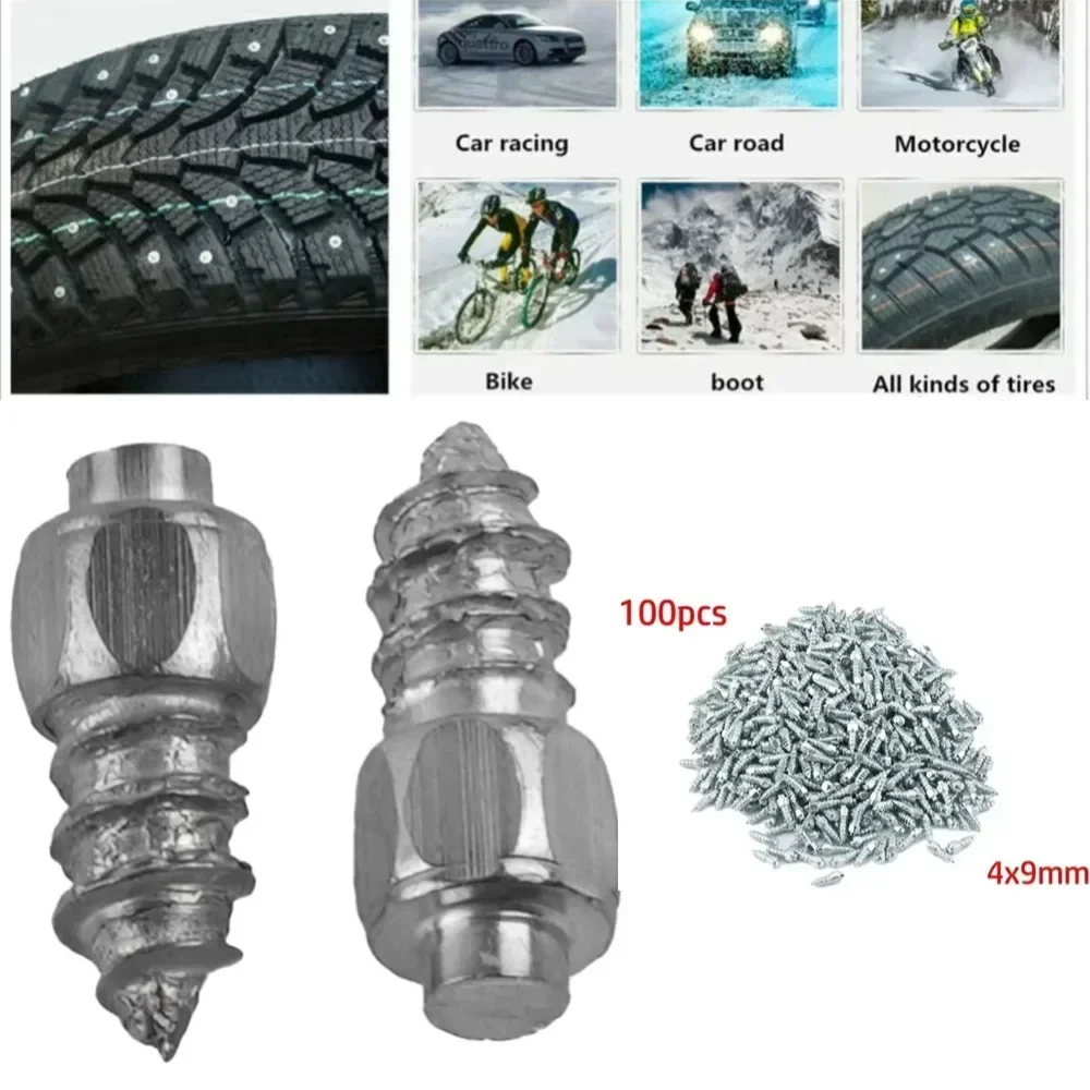 Screw Tire Stud Screw Chain Spike Winter 4*9mm High Quality Non-slip Screw Chain Spike Snow Spikes Racing Bikes Car Accessories
Screw Tire Stud Screw Chain Spike Winter 4*9mm High Quality Non-slip Screw Chain Spike Snow Spikes Racing Bikes Car Accessories