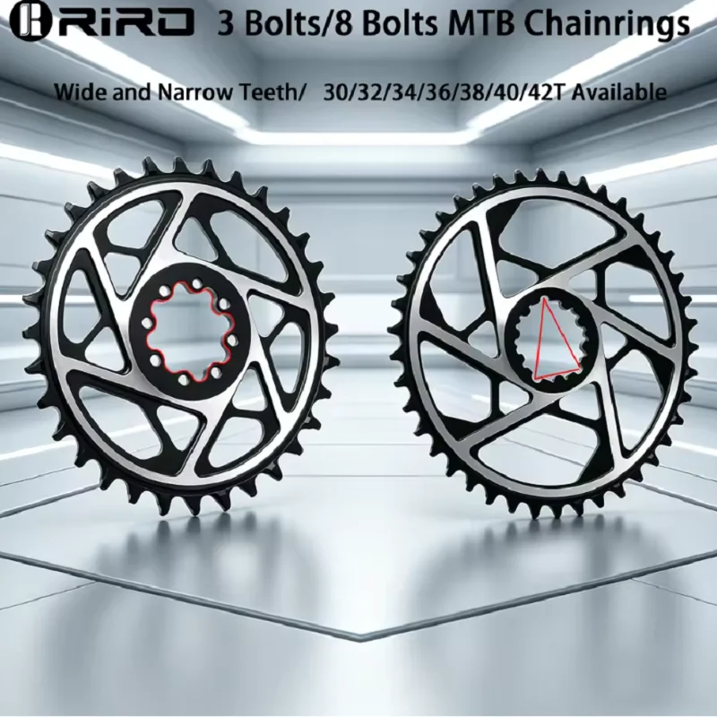 RIRO MTB Chainring 30-42T 3/8 Bolts Direct Mount Mountain Bike Crankset 9-12 Speed Narrow Wide Teeth Bicycle Repair Parts
RIRO MTB Chainring 30-42T 3/8 Bolts Direct Mount Mountain Bike Crankset 9-12 Speed Narrow Wide Teeth Bicycle Repair Parts