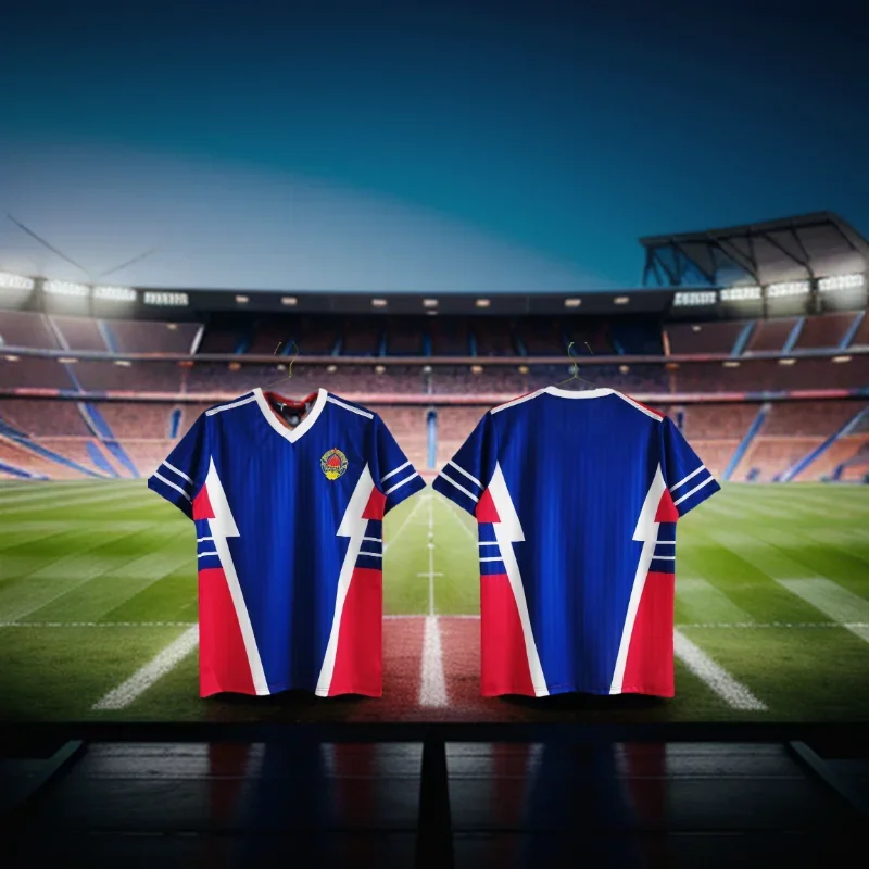 Summer Men's 1990 Yugoslavia Home Retro Football Jersey 3D Printed Breathable and Comfortable Outdoor Sports Training T-shirt
Summer Men's 1990 Yugoslavia Home Retro Football Jersey 3D Printed Breathable and Comfortable Outdoor Sports Training T-shirt