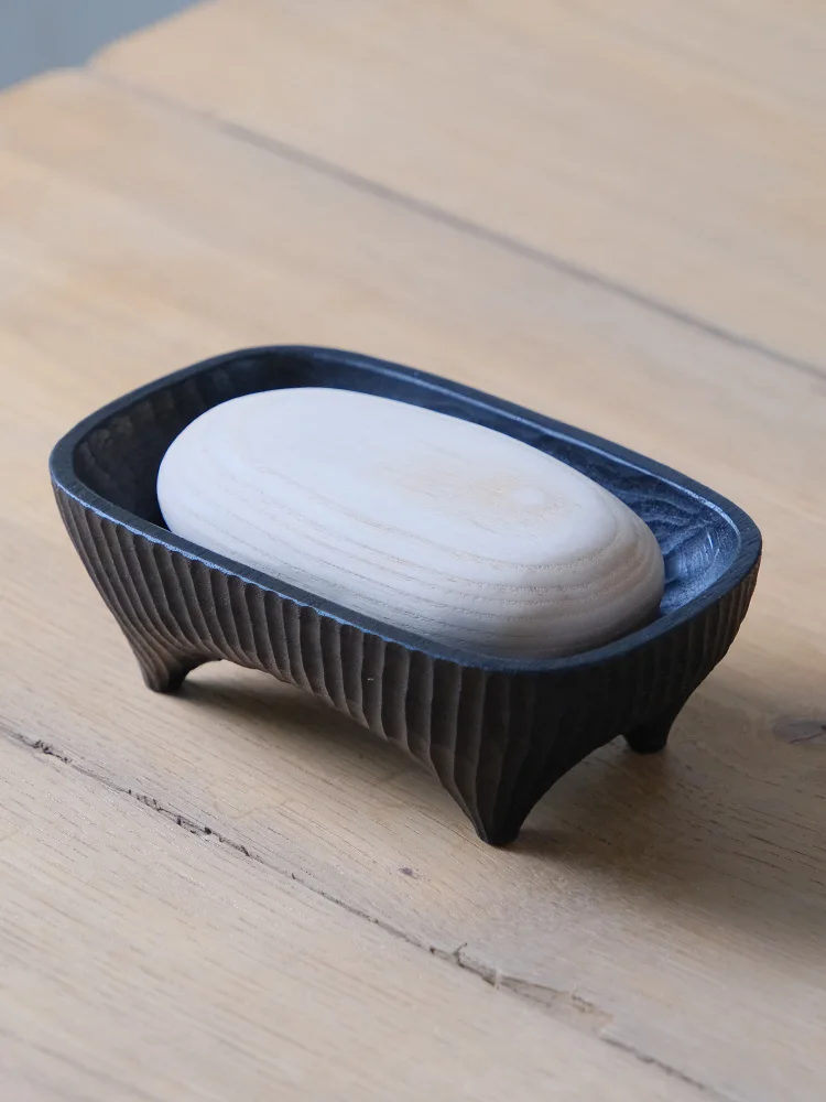 Yumoo Handcrafted Wooden Soap Dish High-End Black Lacquer Large Size Premium Soap Box for Bathroom Or Home Use
Yumoo Handcrafted Wooden Soap Dish High-End Black Lacquer Large Size Premium Soap Box for Bathroom Or Home Use