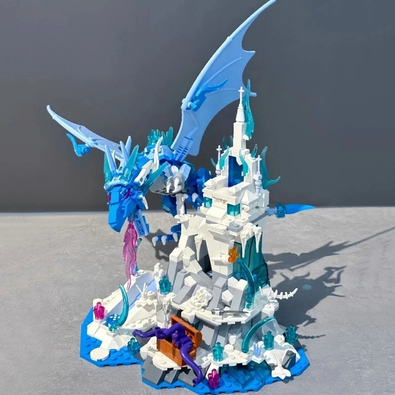 Строительные блоки Frostspire Dominion, маленькие гранулы, сборка игрушек, гигантский дракон, трон, подвижная модель, украшения, коллекция подарков
Строительные блоки Frostspire Dominion, маленькие гранулы, сборка игрушек, гигантский дракон, трон, подвижная модель, украшения, коллекция подарков