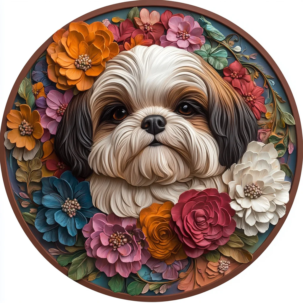 Customizable Circular Aluminum Pet Memorial Decoration Painting - Premium Quality Waterproof Pet Souvenir Tombstone for Dogs
Customizable Circular Aluminum Pet Memorial Decoration Painting - Premium Quality Waterproof Pet Souvenir Tombstone for Dogs