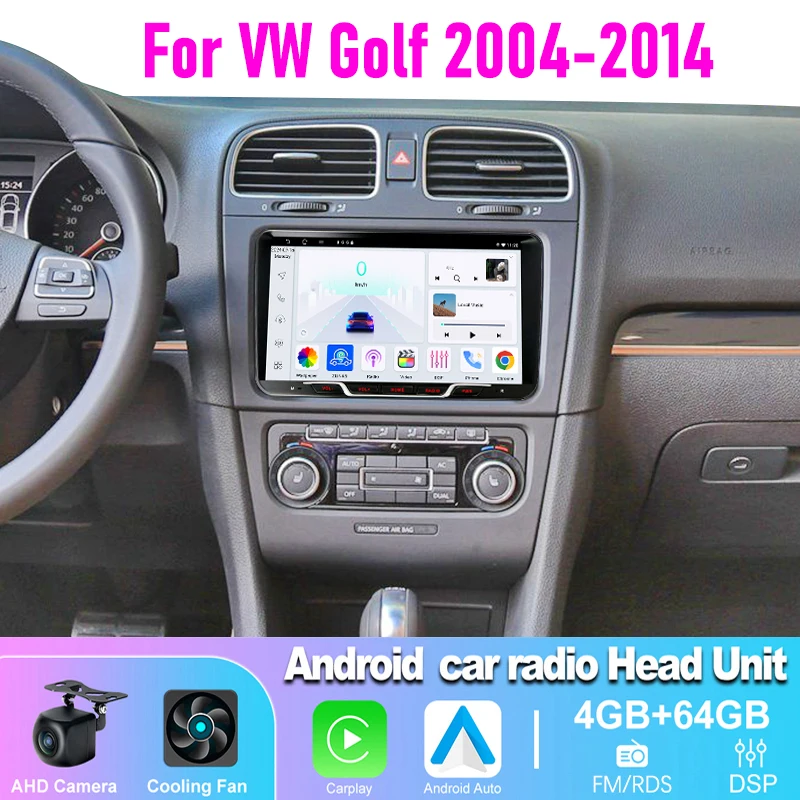 4+64GB 9" Car Radio For VW Golf 2004-2014 Wireless Carplay Android 15 Auto Head Unit FM GPS Navigation Plug & Play
4+64GB 9" Car Radio For VW Golf 2004-2014 Wireless Carplay Android 15 Auto Head Unit FM GPS Navigation Plug & Play