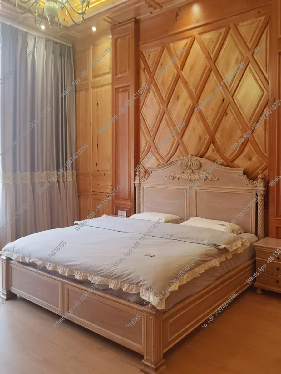 N49 J American Country Solid Wood Bed, Retro Double Bed, Master Bedroom 1.8 Meters Carved Queen Bed, French Wedding 1.5 Meters C
N49 J American Country Solid Wood Bed, Retro Double Bed, Master Bedroom 1.8 Meters Carved Queen Bed, French Wedding 1.5 Meters C