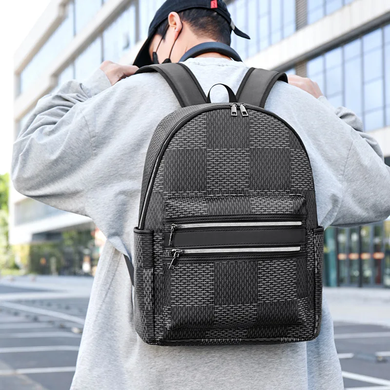 Backpack Premium Travel Backpack Men's New Versatile Plaid Backpack Women's Light Going Out Business Sports
Backpack Premium Travel Backpack Men's New Versatile Plaid Backpack Women's Light Going Out Business Sports