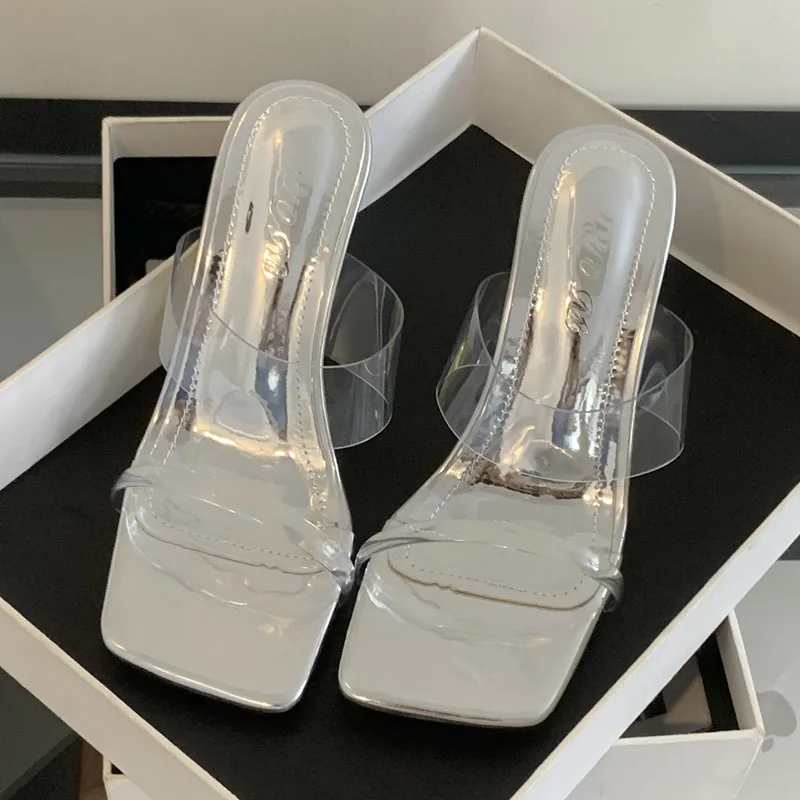 Eilyken Fashion Summer PVC Transparent Square Toe Women's Slippers Designer Fretwork Heels Dress Party Slide Shoes
Eilyken Fashion Summer PVC Transparent Square Toe Women's Slippers Designer Fretwork Heels Dress Party Slide Shoes