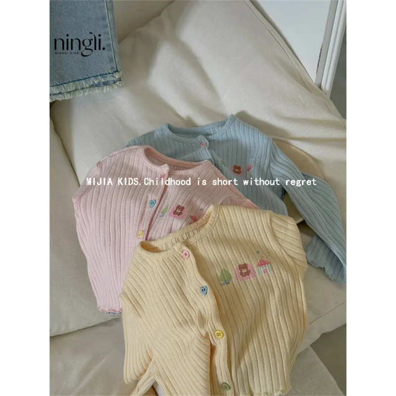 Baby Girl Knitted Cardigan24Early Autumn Children's Clothing Girls' Cartoon Printing Bedford Cord Sweater Small Coat Jacket
Baby Girl Knitted Cardigan24Early Autumn Children's Clothing Girls' Cartoon Printing Bedford Cord Sweater Small Coat Jacket