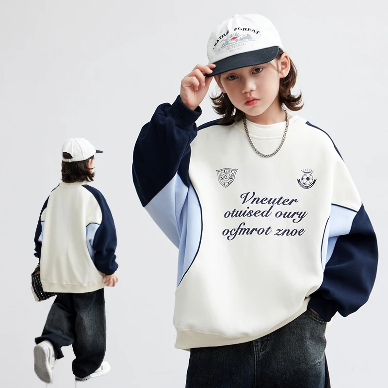 Children Fashion Streetwear For Boy Cotton Sweatshirt Autumn Clothing 5 To 14 Years Long Sleeves Hoodies Tops Pullovers Outfit
Children Fashion Streetwear For Boy Cotton Sweatshirt Autumn Clothing 5 To 14 Years Long Sleeves Hoodies Tops Pullovers Outfit