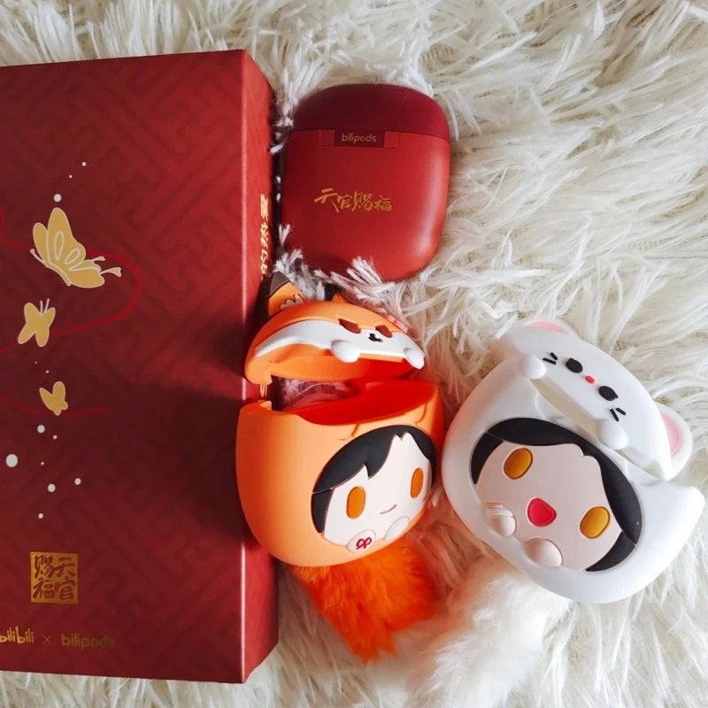 Original Heavenly Official Blessing Q Edition Co Branded Peripheral Fox Flower Weasel Xie Lian Huacheng Bluetooth Earphones Cute
Original Heavenly Official Blessing Q Edition Co Branded Peripheral Fox Flower Weasel Xie Lian Huacheng Bluetooth Earphones Cute