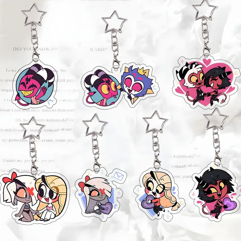 Verosika Blitzo Acrylic Keychain Stolas Millie Moxxie Vaggie Anime Kawaii Student Cartoon Collection Keyring Birthday Gift
Verosika Blitzo Acrylic Keychain Stolas Millie Moxxie Vaggie Anime Kawaii Student Cartoon Collection Keyring Birthday Gift