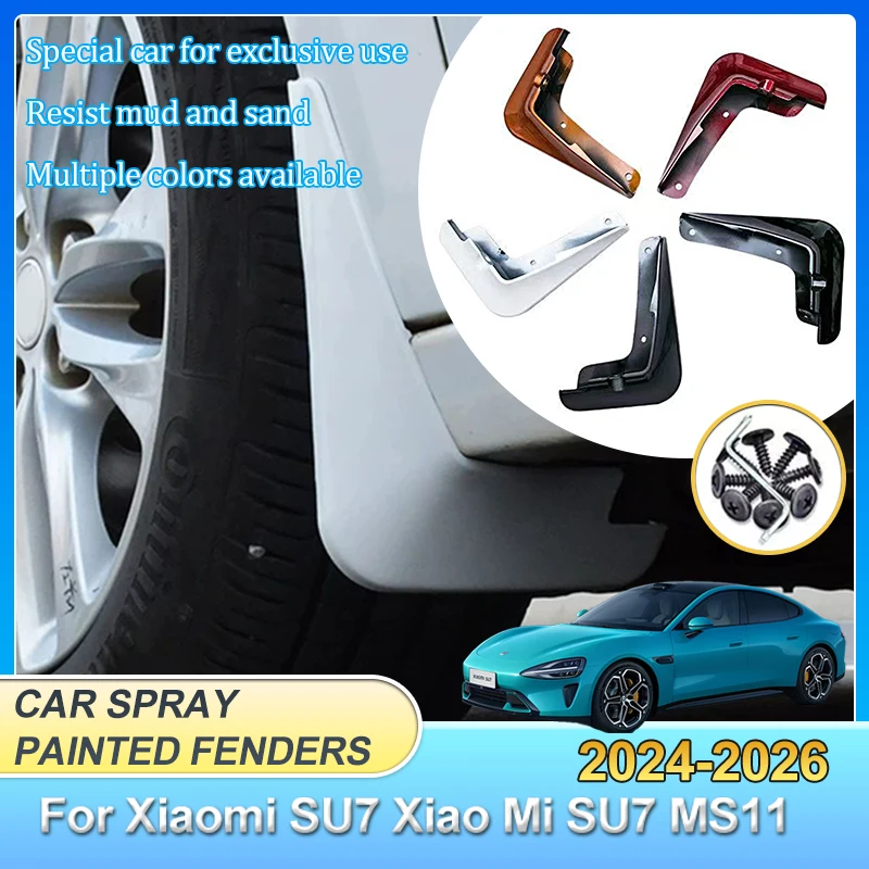 Car Front Rear Fender For Xiaomi SU7 Xiao Mi SU7 MS11 2024 2025 2026 Mud Flaps Splash Guards Mudguards Baking Paint Accessories
Car Front Rear Fender For Xiaomi SU7 Xiao Mi SU7 MS11 2024 2025 2026 Mud Flaps Splash Guards Mudguards Baking Paint Accessories