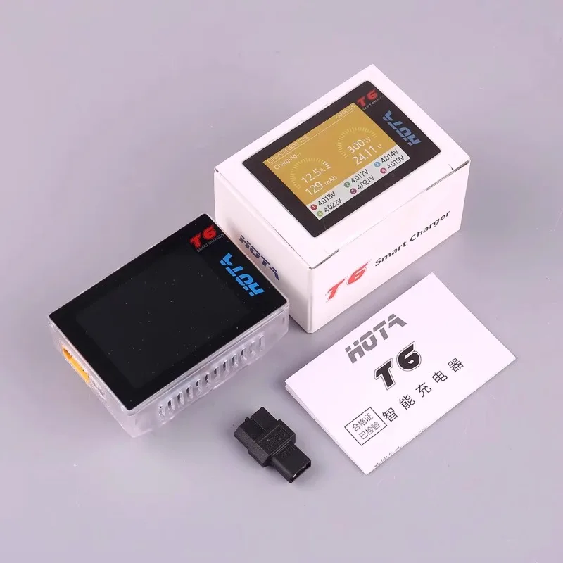 HOTA T6 1~6S Smart Charger DC300W PD90W Dual Channel Intelligent Charger For RC Model Car LiPo Batter
HOTA T6 1~6S Smart Charger DC300W PD90W Dual Channel Intelligent Charger For RC Model Car LiPo Batter