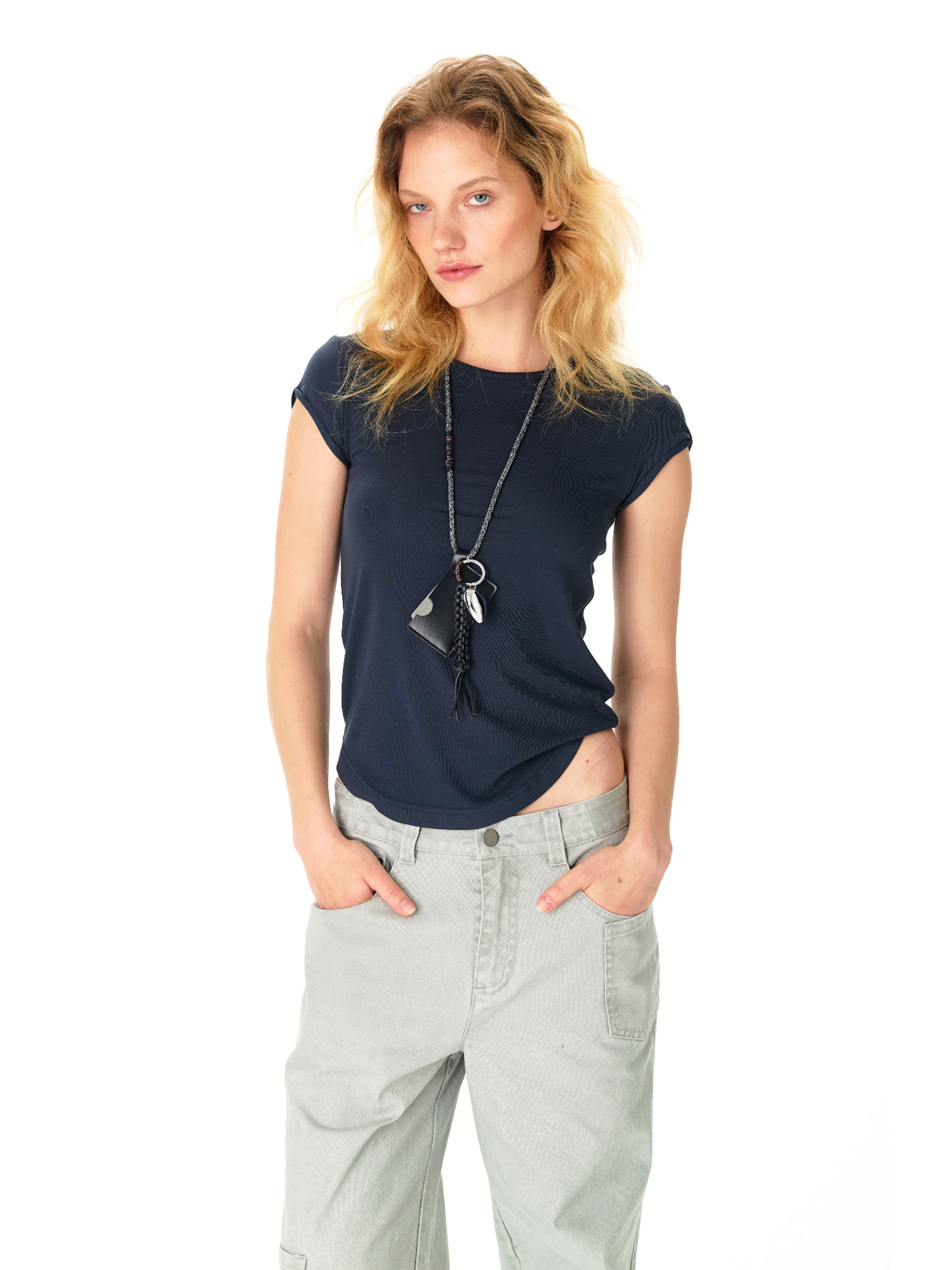 Slim Fit Elastic T-Shirt round Neck Short Sleeve Moisture Wicking Summer Commute Style Color Ladies Fashion T-Shirt
Slim Fit Elastic T-Shirt round Neck Short Sleeve Moisture Wicking Summer Commute Style Color Ladies Fashion T-Shirt