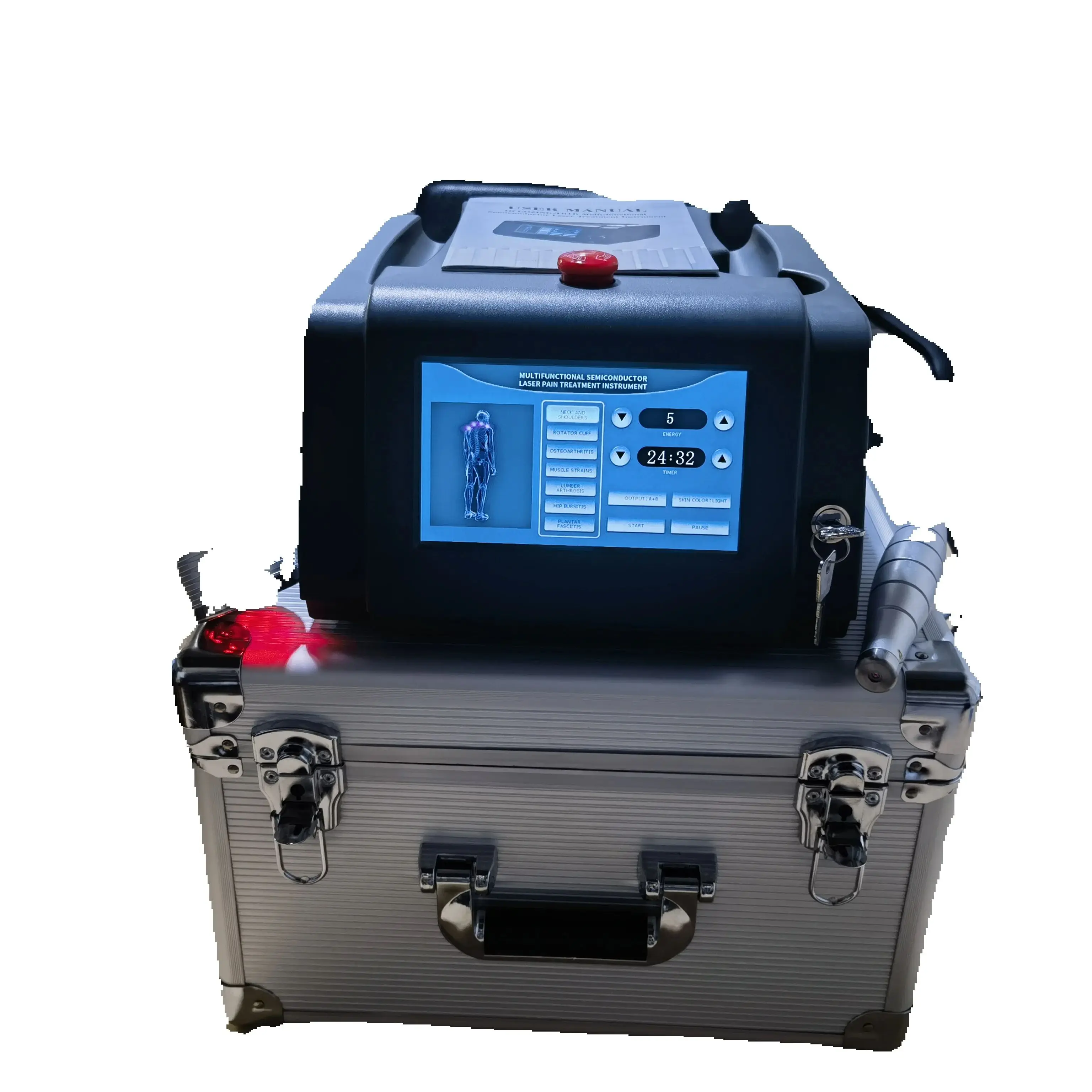 New Upgrade HLKGO 5W 11*650nm 5*808nm LLLT Cold Laser Device for Accelerated Muscle Pain Recovery
New Upgrade HLKGO 5W 11*650nm 5*808nm LLLT Cold Laser Device for Accelerated Muscle Pain Recovery