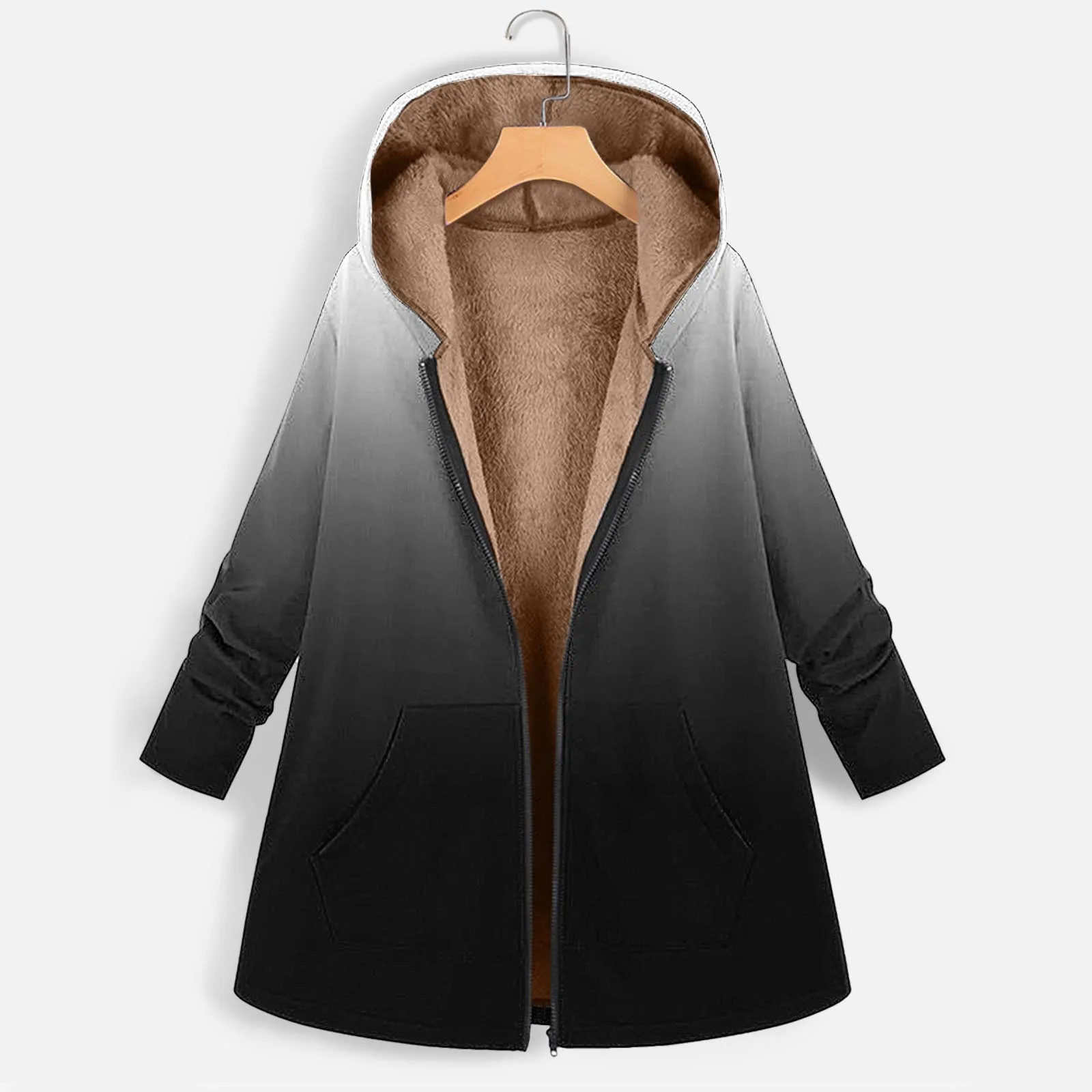Coats For Women Winter Fleece Thick Coats Warm Hooded Outerwear Fashion Print Buttons Basic Jackets Autumn Winter Jackets
Coats For Women Winter Fleece Thick Coats Warm Hooded Outerwear Fashion Print Buttons Basic Jackets Autumn Winter Jackets