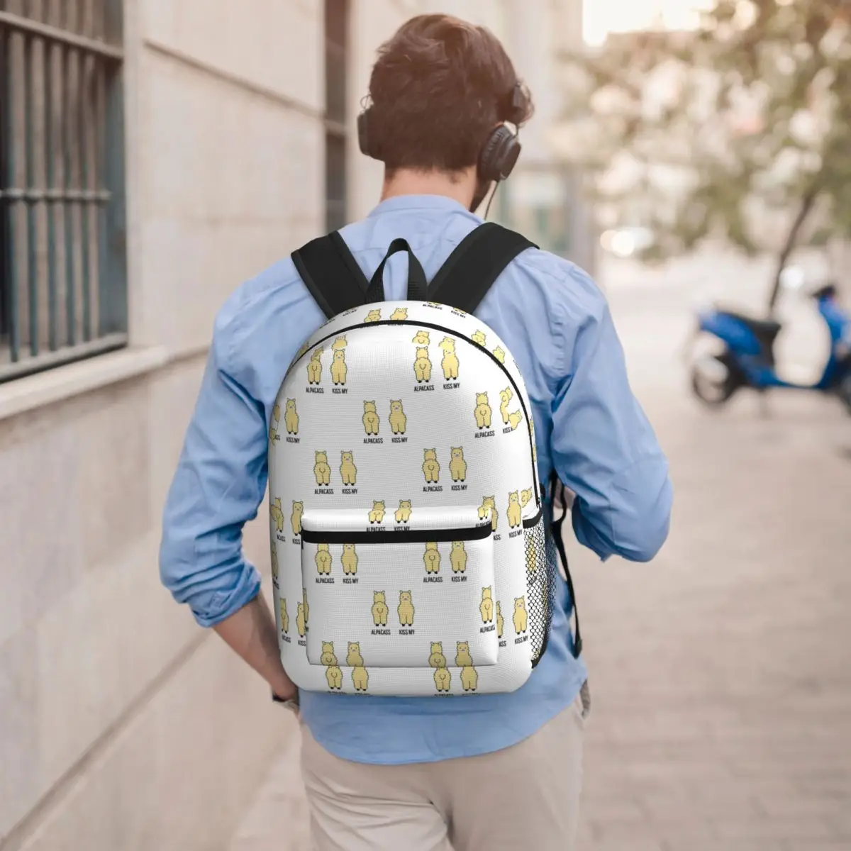 2-Sided Kiss My Alpacass Funny Alpaca Llama Backpack Boys Girls BookBag Kids School Bag Laptop Shoulder Bags for Men Women
2-Sided Kiss My Alpacass Funny Alpaca Llama Backpack Boys Girls BookBag Kids School Bag Laptop Shoulder Bags for Men Women