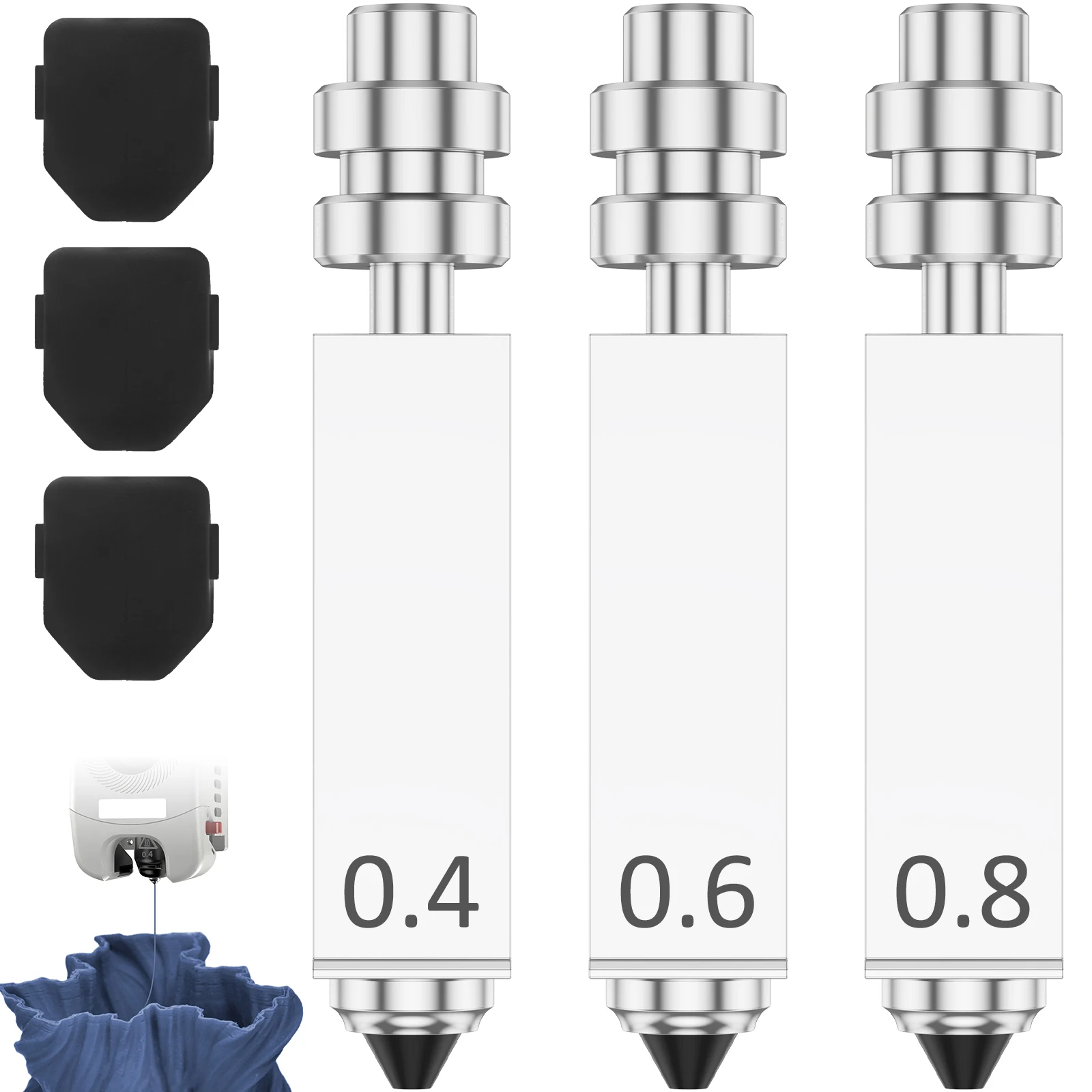 For Anycubic Kobra X Nozzle Upgrade Detachable 0.4 0.6 0.8mm for Anycubic Kobra X Hotend Extruder Quick Release Heater Block
For Anycubic Kobra X Nozzle Upgrade Detachable 0.4 0.6 0.8mm for Anycubic Kobra X Hotend Extruder Quick Release Heater Block