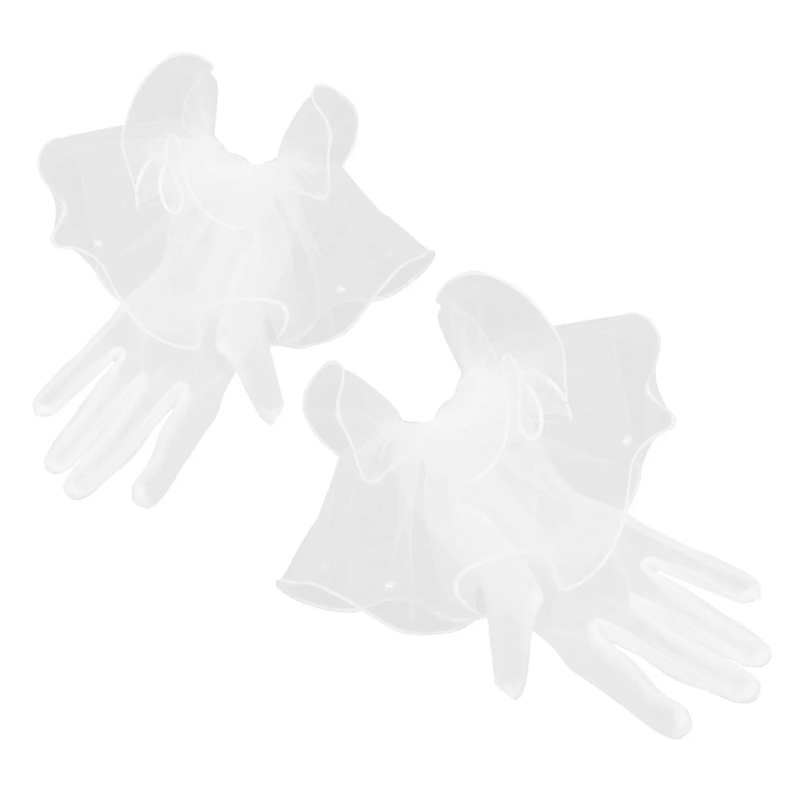 1Pair White Tulle Wedding Gloves Bridal Short Lace Gloves for Bride Wedding Photography Party Bridal Accessories
1Pair White Tulle Wedding Gloves Bridal Short Lace Gloves for Bride Wedding Photography Party Bridal Accessories