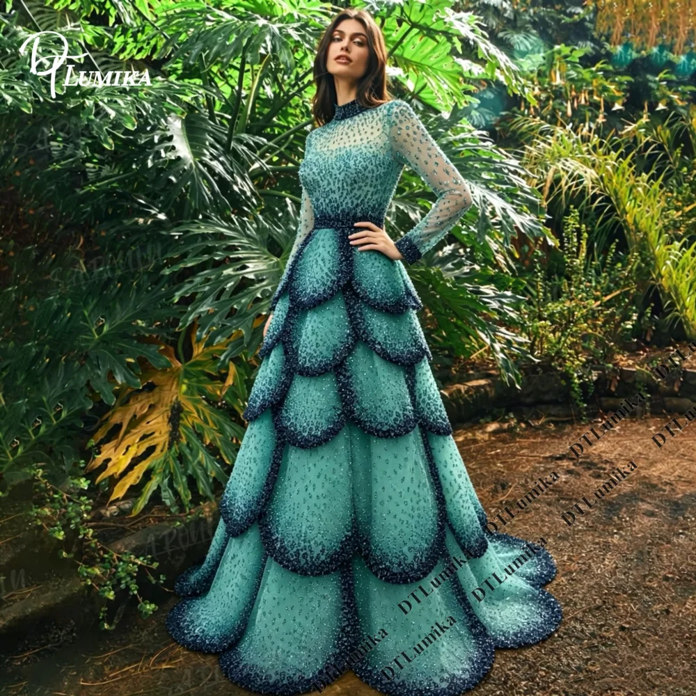 DTLumika Customized Women's Luxury Prom Dress Crystals Beads A Line Long Evening Dresses Plus Size Available Pageant Gown
DTLumika Customized Women's Luxury Prom Dress Crystals Beads A Line Long Evening Dresses Plus Size Available Pageant Gown