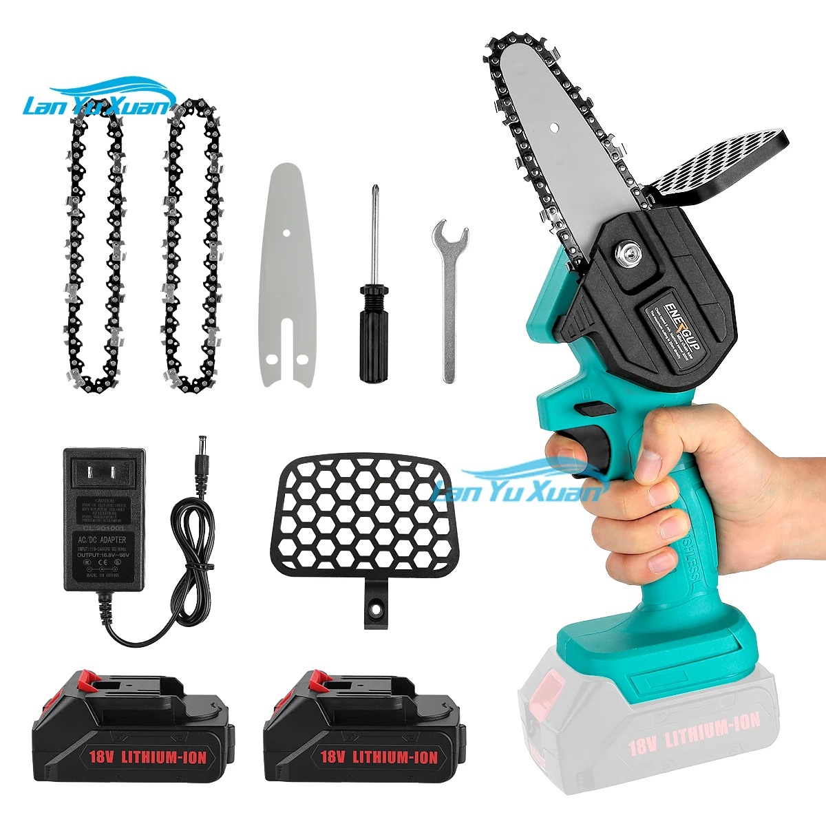EU/USA Stock 18V Battery Chain Saw Cordless Wood Cutting Portable Mini Electric Chainsaw 4 Inch
EU/USA Stock 18V Battery Chain Saw Cordless Wood Cutting Portable Mini Electric Chainsaw 4 Inch