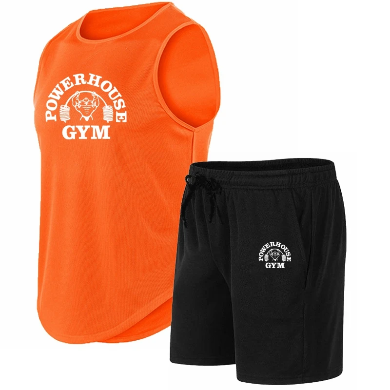 Summer Men's Sleeveless T-shirt Gym vest Quick drying men's sports suit Breathable men's two-piece set indoor Basketball set
Summer Men's Sleeveless T-shirt Gym vest Quick drying men's sports suit Breathable men's two-piece set indoor Basketball set