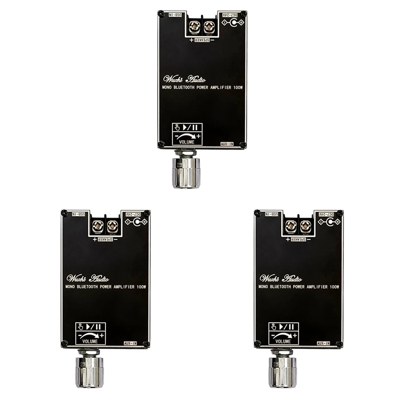 New-3X Mono 100W Bluetooth Audio Amplifier Board With TWS Box Function TPA3116D2 BT5.1 Stereo Audio Module DC7-24V ZK-1001B
New-3X Mono 100W Bluetooth Audio Amplifier Board With TWS Box Function TPA3116D2 BT5.1 Stereo Audio Module DC7-24V ZK-1001B