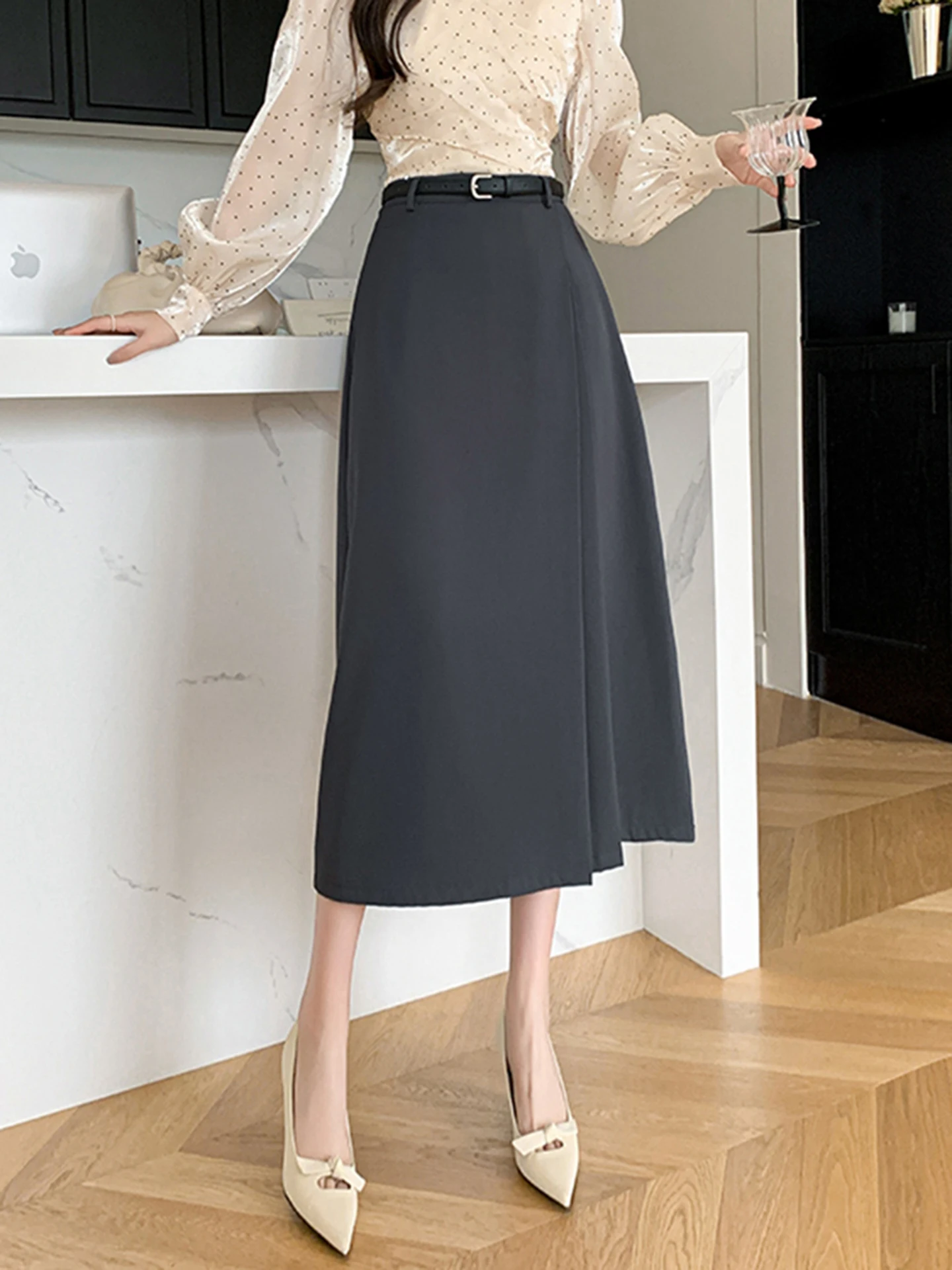 ay Suit Skirt High Waist A-Line Midi Skirt Women's Faion Ci Commute Casual Sle Inner Lined Straight Cut Zipper Side
ay Suit Skirt High Waist A-Line Midi Skirt Women's Faion Ci Commute Casual Sle Inner Lined Straight Cut Zipper Side
