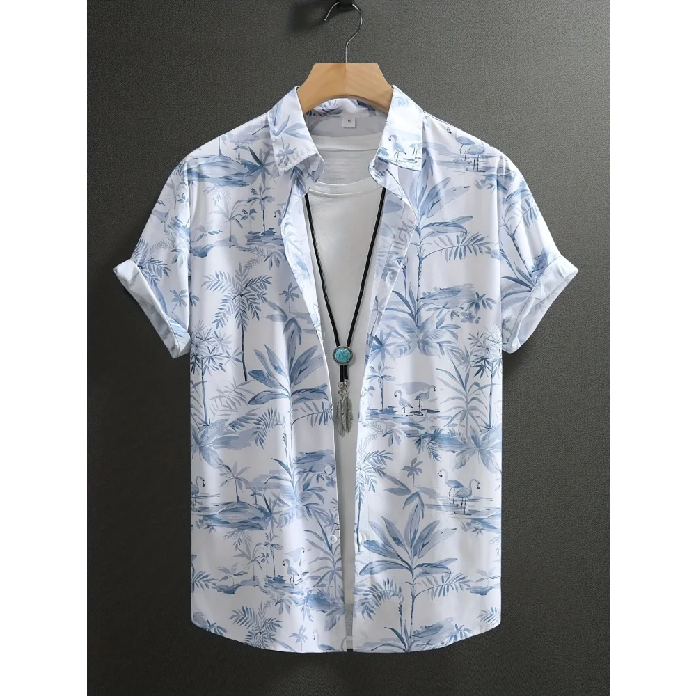 Summer Casual Tropical Shirt Men Hawaiianman Women Short Sleeve Fashion Print Breathable Beach Holiday Party Oversized Clothes
Summer Casual Tropical Shirt Men Hawaiianman Women Short Sleeve Fashion Print Breathable Beach Holiday Party Oversized Clothes
