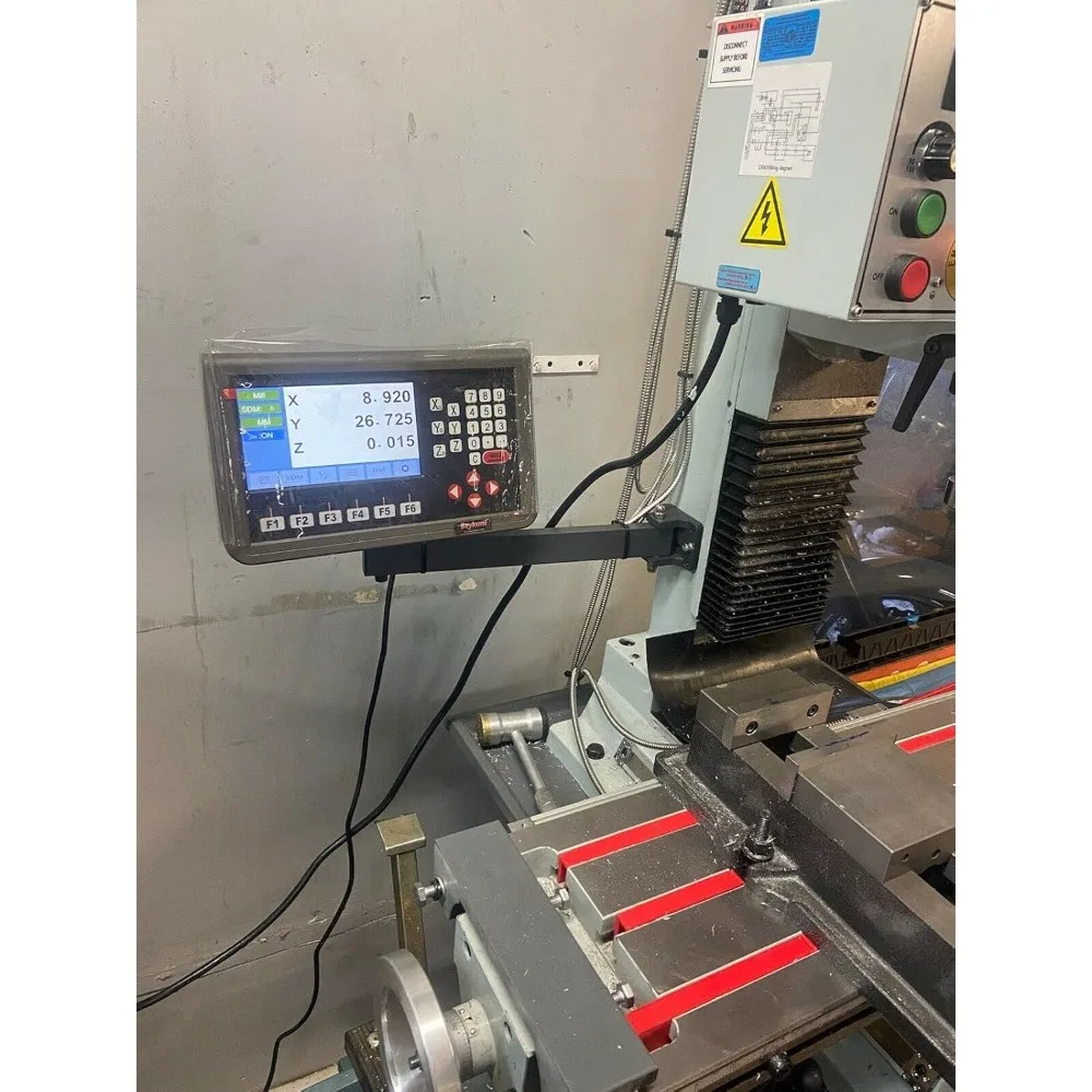 3-осевой DRO для фрезерного станка, линейный энкодер с магнитной шкалой 16 x 38 x 18 дюймов, 5 мкм
3-осевой DRO для фрезерного станка, линейный энкодер с магнитной шкалой 16 x 38 x 18 дюймов, 5 мкм